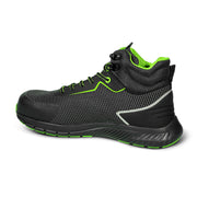 Sparco Safety Shoes S3S Traction-H Naoki Unisex Black/Fluorescent Green — Black/Fluo green