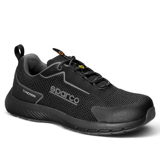 Sparco Safety Shoes S1PS Traction Fuji Unisex Black — Black