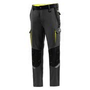 Sparco Tech Oregon Work Trousers —  grigio scuro / giallo fluo