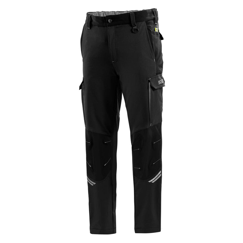 Sparco Tech Oregon Work Trousers — Black/Dark Gray