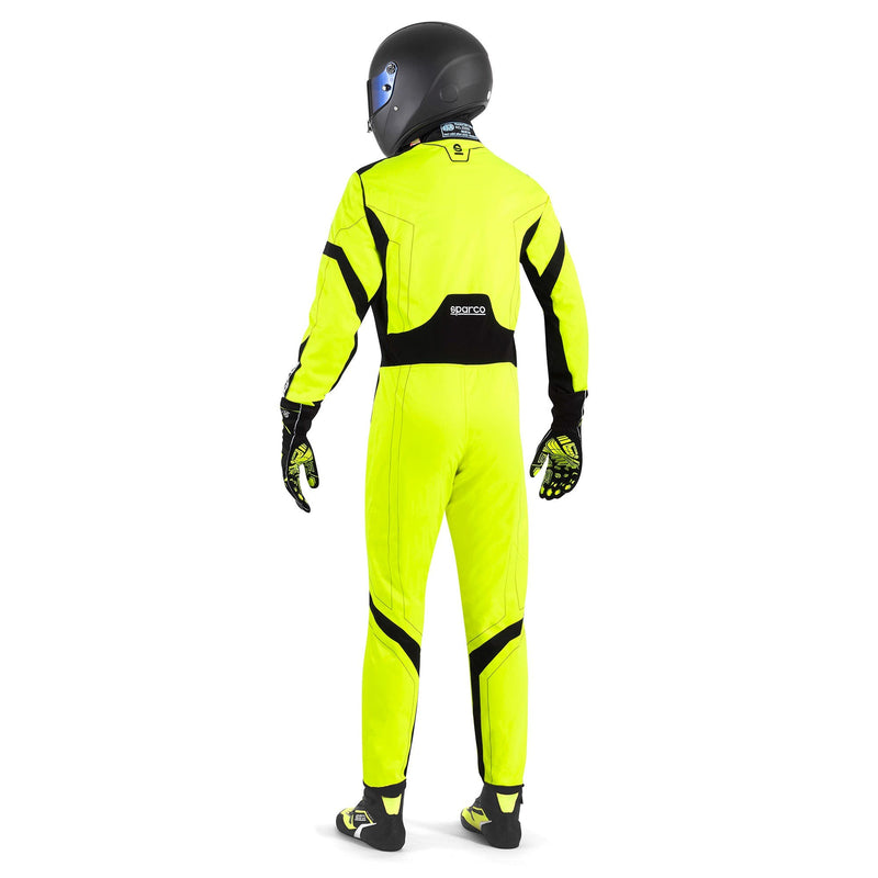 Sparco Thunder Advanced Karting Suit — Fluorescent yellow/Black