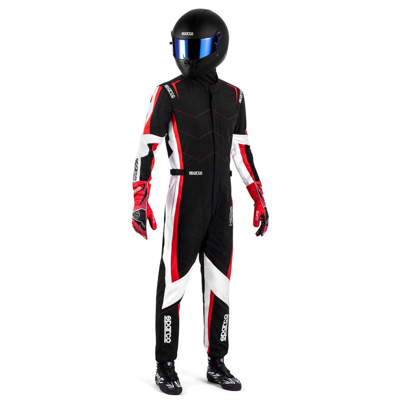 Sparco Kerb Advanced Karting Suit — Black/Red