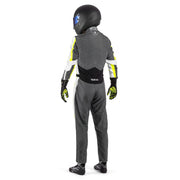 Sparco Kerb Advanced Karting Suit — Dark grey/Fluorescent yellow