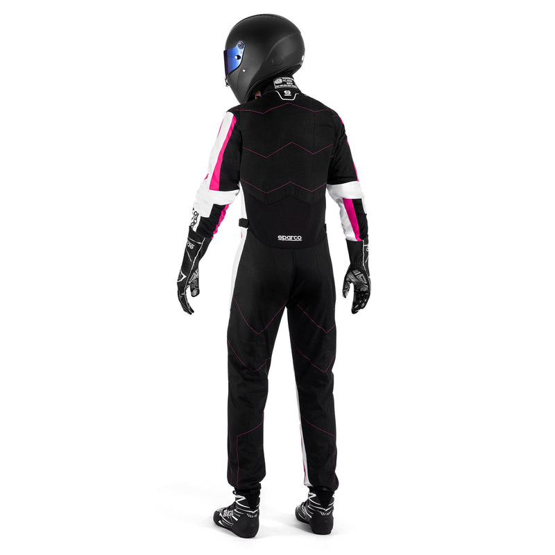 Sparco Kerb Advanced Lady Karting Suit — Black/Fuchsia