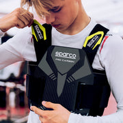 Sparco Pro Carbon Karting Rib Protector — Black