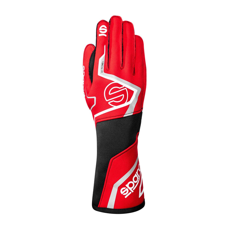 Sparco K-Tide+ Karting Gloves — Red/Black