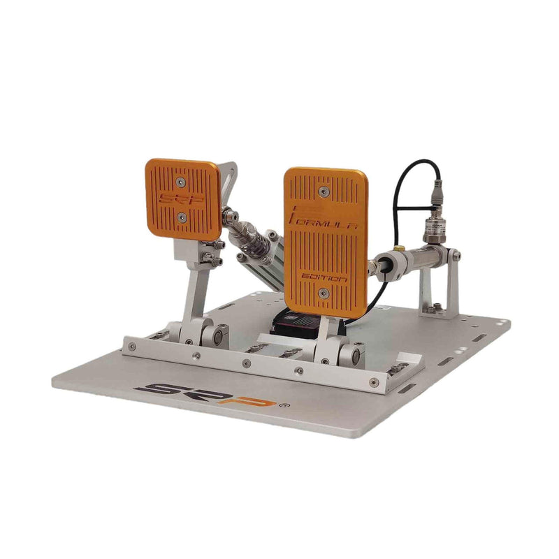 SRP Formula-R 2P Gray Edition pneumatic sim racing pedals – product view 2