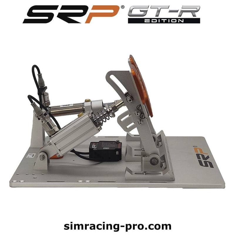 SRP GT-R 2P Gray Edition pneumatic sim racing pedals – product view 2