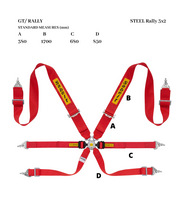 Sabelt Steel Rally 3x2 6-Point Harness