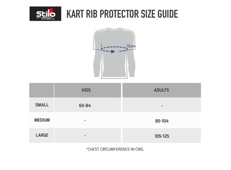Stilo Carbon Curva Karting Rib Protector – product view